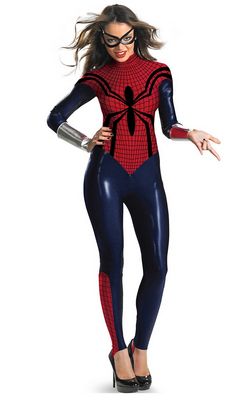 F1483   SPIDER GIRL BODYSUIT COSTUME